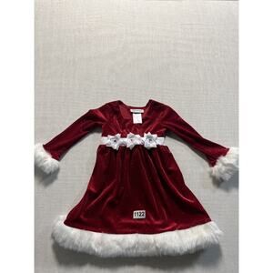 Bonnie Jean  Dress Girls Sz L Red Pre-owned Excellent